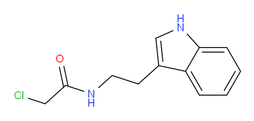 2-chloro-N-[2-(1H-indol-3-yl)ethyl]acetamide