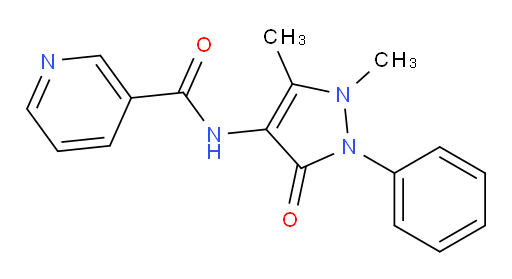 N-(1,5-dimethyl-3-oxo-2-phenyl-2,3-dihydro-1H-pyrazol-4-yl)pyridine-3-carboxamide