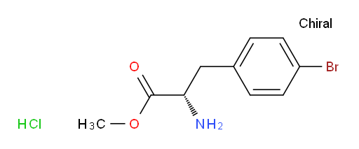 methyl (2S)-2-amino-3-(4-bromophenyl)propanoate hydrochloride