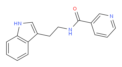 N-[2-(1H-indol-3-yl)ethyl]pyridine-3-carboxamide