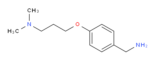 {4-[3-(dimethylamino)propoxy]phenyl}methanamine