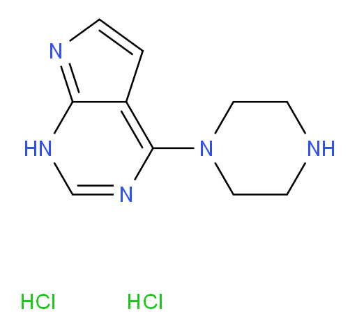 1-{1H-pyrrolo[2,3-d]pyrimidin-4-yl}piperazine dihydrochloride