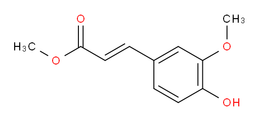methyl 3-(4-hydroxy-3-methoxyphenyl)prop-2-enoate