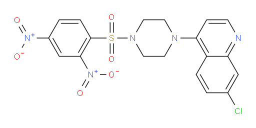 7-chloro-4-[4-(2,4-dinitrobenzenesulfonyl)piperazin-1-yl]quinoline