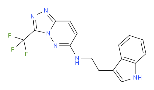 N-[2-(1H-indol-3-yl)ethyl]-3-(trifluoromethyl)-[1,2,4]triazolo[4,3-b]pyridazin-6-amine
