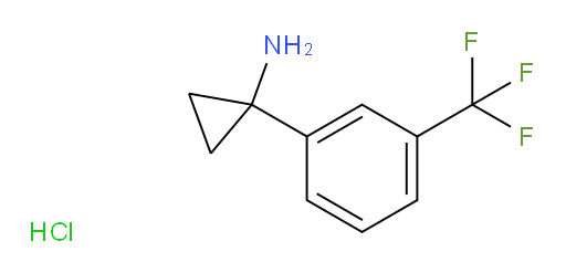1-[3-(trifluoromethyl)phenyl]cyclopropan-1-amine hydrochloride
