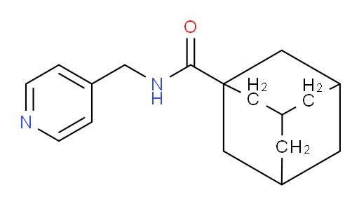 N-[(pyridin-4-yl)methyl]adamantane-1-carboxamide