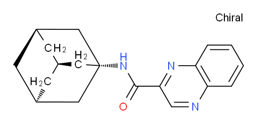 N-[(3R,5S,7s)-adamantan-1-yl]quinoxaline-2-carboxamide