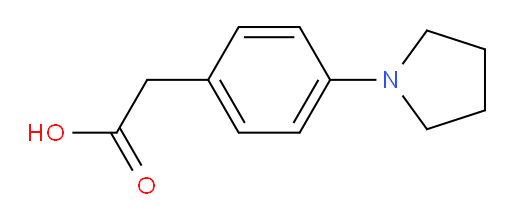 2-[4-(pyrrolidin-1-yl)phenyl]acetic acid