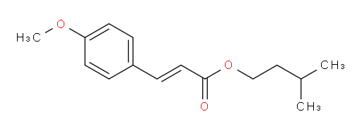 3-methylbutyl 3-(4-methoxyphenyl)prop-2-enoate