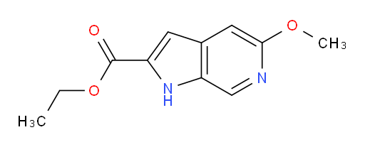 ethyl 5-methoxy-1H-pyrrolo[2,3-c]pyridine-2-carboxylate