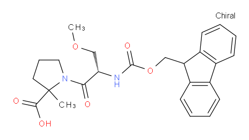 1-[(2S)-2-({[(9H-fluoren-9-yl)methoxy]carbonyl}amino)-3-methoxypropanoyl]-2-methylpyrrolidine-2-carboxylic acid