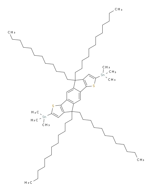 (4,4,9,9-tetradodecyl-4,9-dihydro-s-indaceno[1,2-b:5,6-b']dithiophene-2,7-diyl)bis(trimethylstannane)