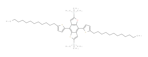 (4,8-bis(5-dodecylthiophen-2-yl)thieno[2,3-f]benzofuran-2,6-diyl)bis(trimethylstannane)