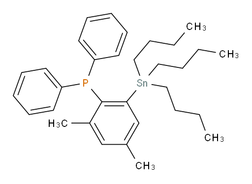 (2,4-dimethyl-6-(tributylstannyl)phenyl)diphenylphosphine