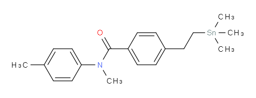 N-methyl-N-(p-tolyl)-4-(2-(trimethylstannyl)ethyl)benzamide