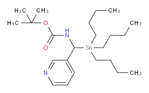 tert-butyl (pyridin-3-yl(tributylstannyl)methyl)carbamate
