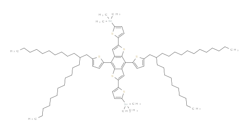(5,5'-(4,8-bis(5-(2-decyltetradecyl)thiophen-2-yl)benzo[1,2-b:4,5-b']dithiophene-2,6-diyl)bis(thiophene-5,2-diyl))bis(trimethylstannane)