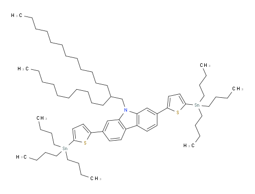 9-(2-decyltetradecyl)-2,7-bis(5-(tributylstannyl)thiophen-2-yl)-9H-carbazole