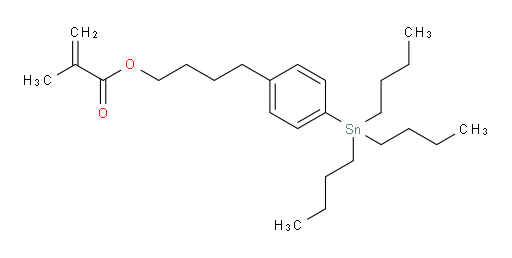 4-(4-(tributylstannyl)phenyl)butyl methacrylate