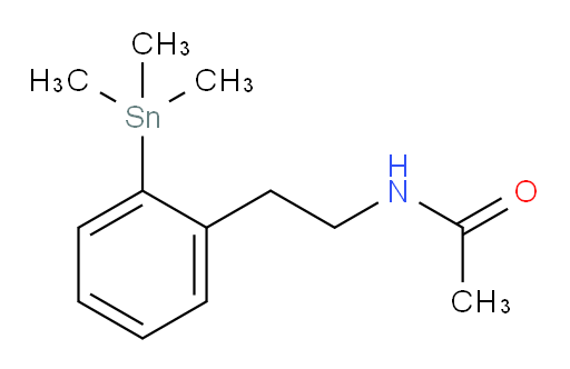 N-(2-(trimethylstannyl)phenethyl)acetamide