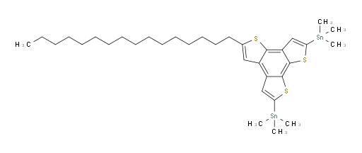 (5-hexadecylbenzo[1,2-b:3,4-b':6,5-b'']trithiophene-2,8-diyl)bis(trimethylstannane)