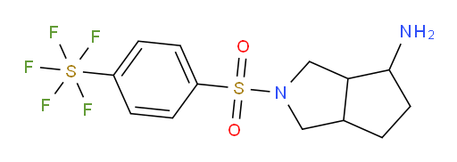 [4-[(4-Aminooctahydrocyclopenta[c]pyrrol-2-yl)sulfonyl]phenyl]sulfur pentafluoride