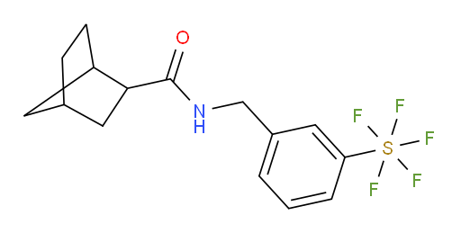 N-(3-(pentafluoromercapto)benzyl)bicyclo[2.2.1]heptane-2-carboxamide