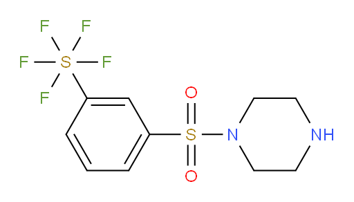[3-(1-piperazinylsulfonyl)phenyl]sulfur pentafluoride