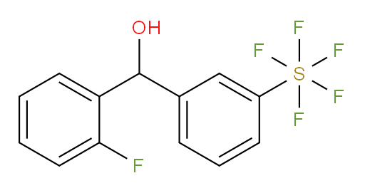 (2-fluorophenyl)(3-(pentafluoromercapto)phenyl)methanol