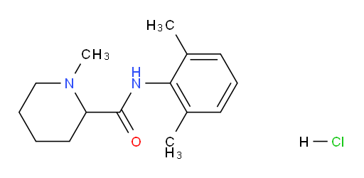 N-(2,6-dimethylphenyl)-1-methylpiperidine-2-carboxamide hydrochloride
