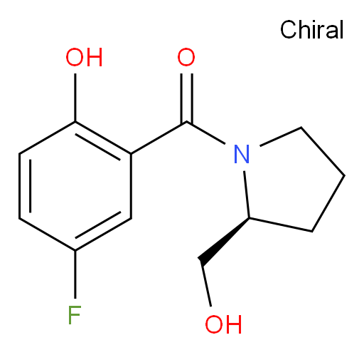 (S)-(5-fluoro-2-hydroxyphenyl)(2-(hydroxymethyl)pyrrolidin-1-yl)methanone