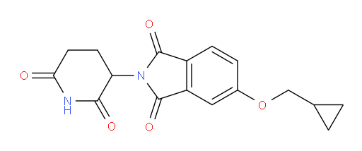 5-(cyclopropylmethoxy)-2-(2,6-dioxopiperidin-3-yl)isoindoline-1,3-dione