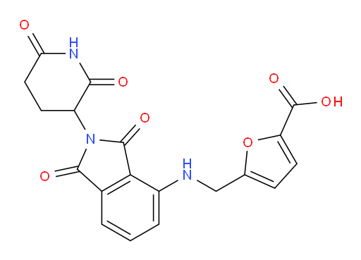 5-(((2-(2,6-dioxopiperidin-3-yl)-1,3-dioxoisoindolin-4-yl)amino)methyl)furan-2-carboxylic acid