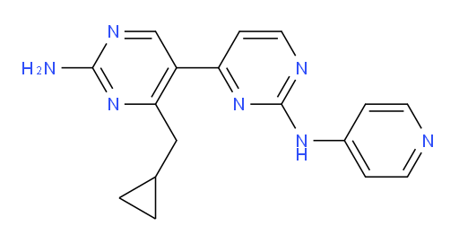 4'-(cyclopropylmethyl)-N2-(pyridin-4-yl)-[4,5'-bipyrimidine]-2,2'-diamine