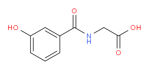 2-(3-hydroxybenzamido)acetic acid