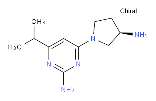 (R)-4-(3-aminopyrrolidin-1-yl)-6-isopropylpyrimidin-2-amine