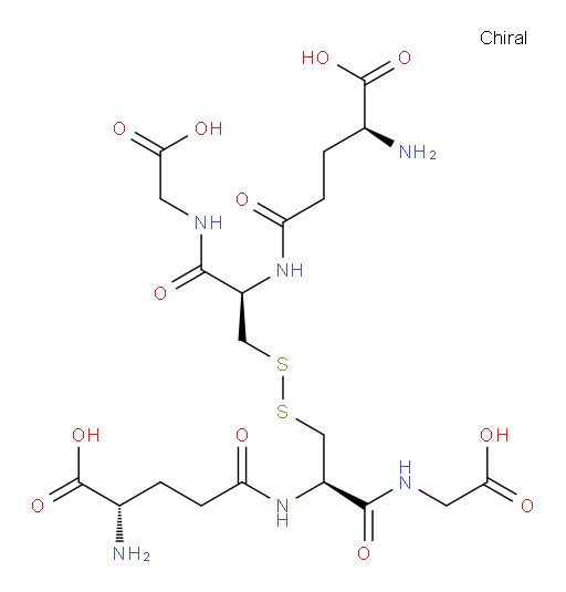 (2S,2'S)-5,5'-(((2R,2'R)-disulfanediylbis(1-((carboxymethyl)amino)-1-oxopropane-3,2-diyl))bis(azanediyl))bis(2-amino-5-oxopentanoic acid)