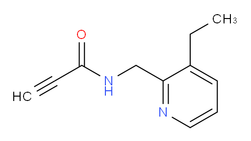 N-[(3-ethylpyridin-2-yl)methyl]prop-2-ynamide