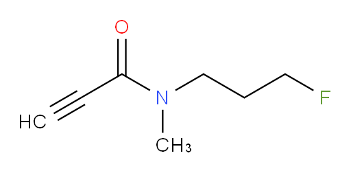 N-(3-fluoropropyl)-N-methylprop-2-ynamide