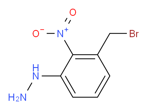 (3-(bromomethyl)-2-nitrophenyl)hydrazine