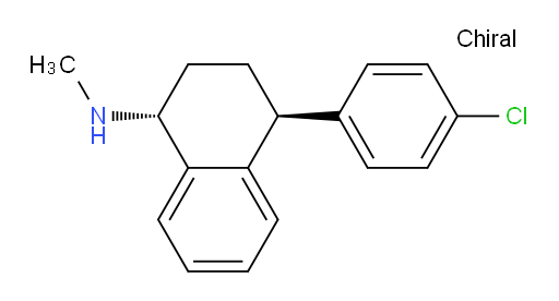 (1R,4S)-4-(4-chlorophenyl)-N-methyl-1,2,3,4-tetrahydronaphthalen-1-amine