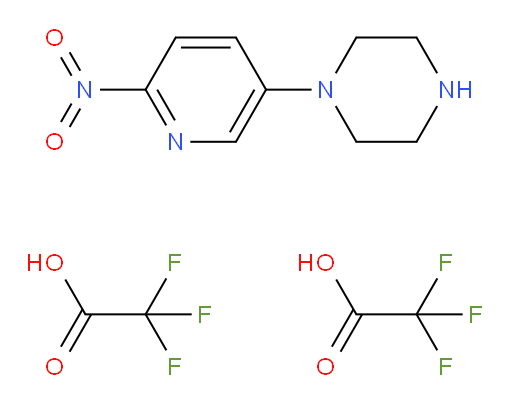 1-(6-nitropyridin-3-yl)piperazine bis(2,2,2-trifluoroacetate)