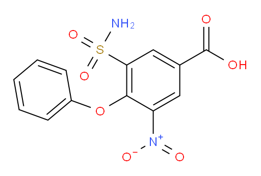 3-(Aminosulfonyl)-5-nitro-4-phenoxybenzoic acid