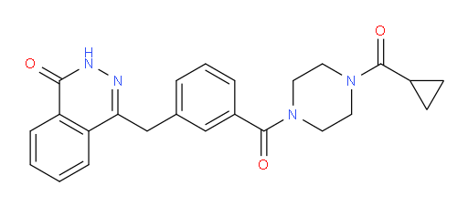 4-(3-(4-(cyclopropanecarbonyl)piperazine-1-carbonyl)benzyl)phthalazin-1(2H)-one