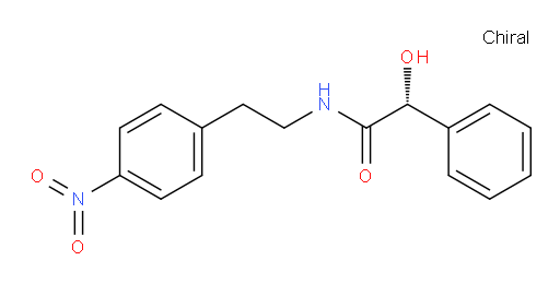 (R)-2-hydroxy-N-(4-nitrophenethyl)-2-phenylacetamide