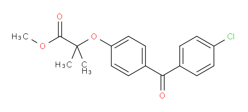 methyl 2-(4-(4-chlorobenzoyl)phenoxy)-2-methylpropanoate