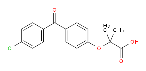 2-[4-(4-chlorobenzoyl)phenoxy]-2-methylpropionic acid