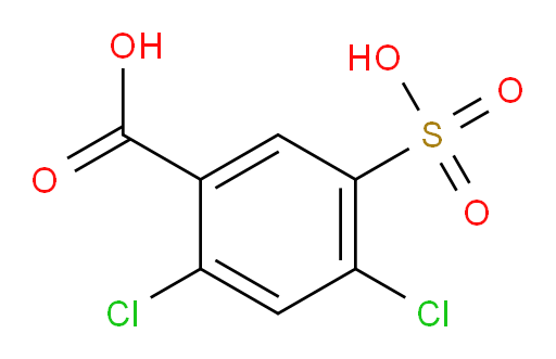2,4-dichloro-5-sulfobenzoic acid