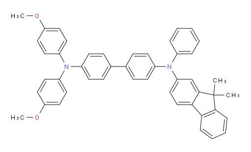 N4-(9,9-dimethyl-9H-fluoren-2-yl)-N4',N4'-bis(4-methoxyphenyl)-N4-phenyl-[1,1'-biphenyl]-4,4'-diamine
